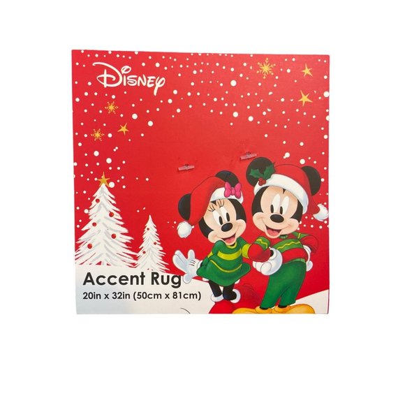 Disney Mickey Mouse Christmas Accent Rug - Picture 2 of 3